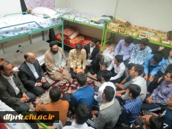 حضور مسئول دفتر نهاد مقام معظم  رهبری در دانشگاه فرهنگیان درجمع پرسنل وکارکنان پردیس شهید رجایی کرمانشاه