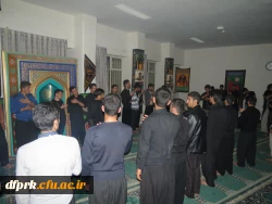 برگزاری مراسم زیارت عاشورا وعزاداری ماه محرم باحضوردانشجویان پردیس شهید رجایی 3