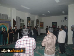 برگزاری مراسم زیارت عاشورا وعزاداری ماه محرم باحضوردانشجویان پردیس شهید رجایی 4