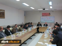 برگزاری نشست صمیمی مدیرکل حوزه ریاست دانشگاه فرهنگیان با اساتید وکارکنان پردیس شهید رجایی  2