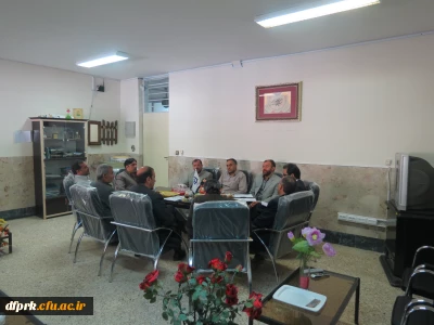 برگزاری اولین جلسه شورای اداری پردیس شهید رجایی