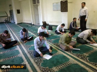 مسابقه کتابخوانی در پردیس شهید رجایی کرمانشاه