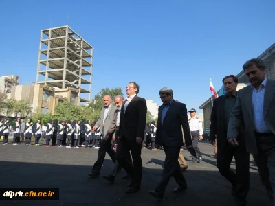 حضوردکتر مهر محمدی ریاست دانشگاه فرهنگیان کشور در مراسم آیین بازگشایی مدارس استان کرمانشاه