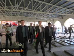 حضوردکتر مهر محمدی ریاست دانشگاه فرهنگیان کشور در مراسم آیین بازگشایی مدارس استان کرمانشاه  11