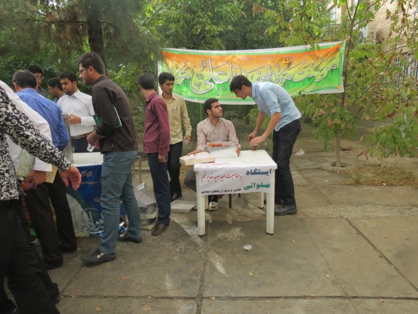 برپایی ایستگاه صلواتی