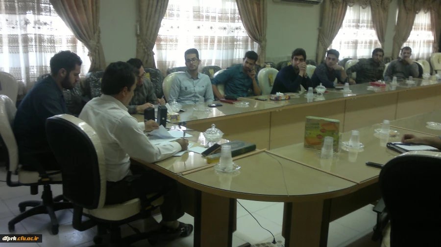 برگزاری اولین جلسه مسئولین انجمن های ورزشی پردیس شهید رجایی  2