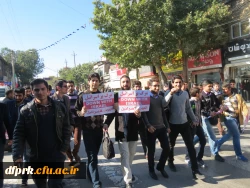 حضور اساتید ،کارکنان، دانشجومعلمان پردیس شهید رجایی و مسئولین استانی دانشگاه فرهنگیان کرمانشاه در مراسم 13 آبان

 3