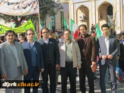 حضور اساتید ،کارکنان، دانشجومعلمان پردیس شهید رجایی و مسئولین استانی دانشگاه فرهنگیان کرمانشاه در مراسم 13 آبان

 6