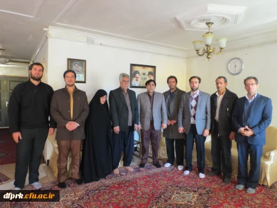 دیدار با خانواده شهدا با حضور مسئولین ، اساتید ، کارکنان و دانشجویان