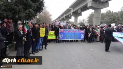 حضور پرشوراساتید ، کارکنان و دانشجویان دانشگاه فرهنگیان در راهپیمایی 22 بهمن 6