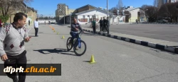 برگزاری مسابقه دوچرخه سورای بمناسبت دهه مبارک فجر در بین اساتید وکارکنان پردیس شهیدرجایی 2