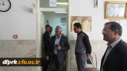 بازدید دکتر کیانی معاونت نظارت ارزیابی وتضمین کیفیت سازمان مرکزی دانشگاه فرهنگیان از پردیس شهیدرجایی کرمانشاه 2