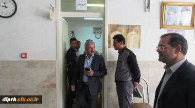 بازدید دکتر کیانی معاونت نظارت ارزیابی وتضمین کیفیت سازمان مرکزی دانشگاه فرهنگیان از پردیس شهیدرجایی کرمانشاه