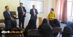 بازدید دکتر کیانی معاونت نظارت ارزیابی وتضمین کیفیت سازمان مرکزی دانشگاه فرهنگیان از پردیس شهیدرجایی کرمانشاه 4