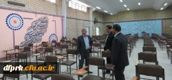 بازدید دکتر کیانی معاونت نظارت ارزیابی وتضمین کیفیت سازمان مرکزی دانشگاه فرهنگیان از پردیس شهیدرجایی کرمانشاه 6
