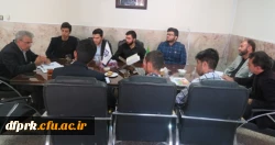 برگزاری نشست شورای صنفی وانجمن ورزشی خوابگاه بامسئولین پردیس 2