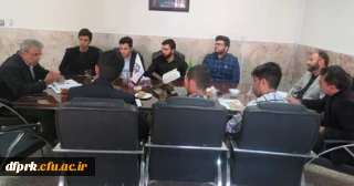 برگزاری نشست شورای صنفی وانجمن ورزشی خوابگاه بامسئولین پردیس