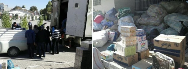 ارسال دومین محموله اقلام مورد نیاز زلزله زدگان توسط دانشگاه فرهنگیان  2