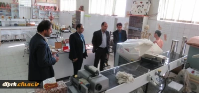 بازدید هیات نظارت ، ارزیابی وتضمین کیفیت دانشگاه رازی از پردیس شهیدرجایی