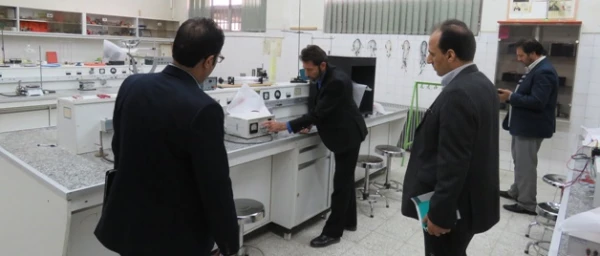 بازدید هیات نظارت نظارت ، ارزیابی وتضمین کیفیت دانشگاه رازی از پردیس شهیدرجایی 2