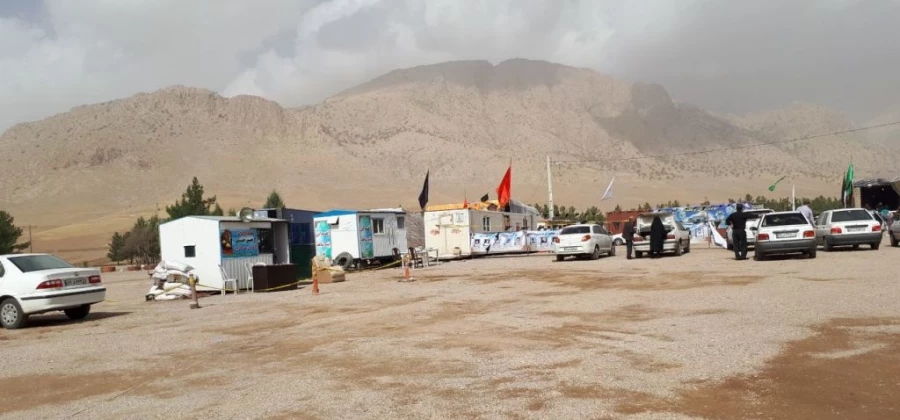 بازدید سرپرست پردیس شهید رجایی از موکب شهدای تربیت معلم دانشگاه فرهنگیان کرمانشاه 4