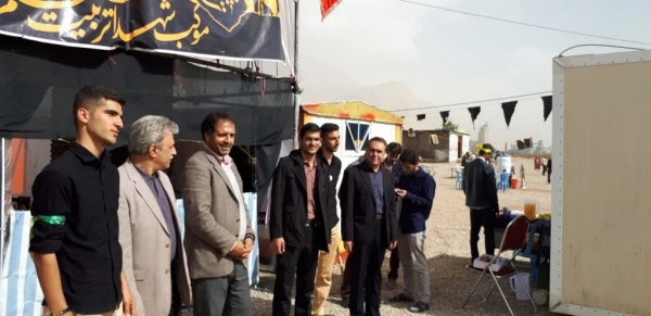 بازدید سرپرست پردیس شهید رجایی از موکب شهدای تربیت معلم دانشگاه فرهنگیان کرمانشاه
(گزارش تصویری) 4