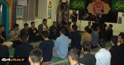 برگزاری مراسم عزاداری شب های اربعین در پردیس شهیدرجایی