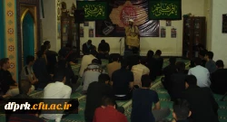 برگزاری مراسم عزاداری شب های اربعین در پردیس شهیدرجایی 3