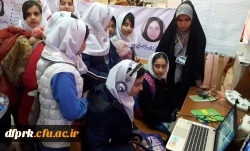 غرفه دانشگاه فرهنگیان استان در نمایشگاه دستاوردهای هفته پژوهش به عنوان رتبه برتر انتخاب شد 2