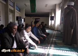 برگزاری هر روزه نماز ظهر و عصر جماعت  با حضور حجت الاسلام فرهاد قبادی  2