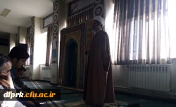 برگزاری هر روزه نماز جماعت ظهر و عصر  با حضور حجت الاسلام فرهاد قبادی  4