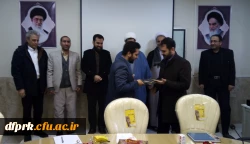 مراسم تکریم و معارفه مسئولین بسیج دانشجویی پردیس شهید رجایی وشهید صدوقی 2