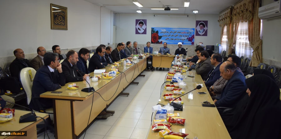 مراسم تکریم و معارفه سرپرست پردیس شهید رجایی کرمانشاه 5