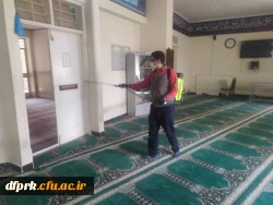 اقدامات ضدعفونی و گند زدایی پردیس شهید رجایی 5