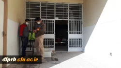 اقدامات ضدعفونی و گند زدایی پردیس شهید رجایی 7