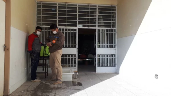 اقدامات ضدعفونی و گند زدایی پردیس شهید رجایی 7