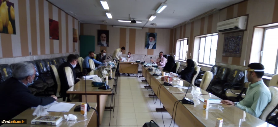  دومین جلسه شورای آموزشی در پردیس شهیدرجایی  2