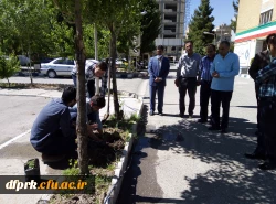 روز جهانی محیط زیست گرامی باد . بهمین مناسبت طی مراسمی کانون محیط زیست در پردیس شهید رجایی اقدام به کاشت بوته گلنمودند  5