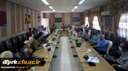 مراسم تکریم ومعارفه معاون اموردانشجویی ومنابع توسعه پردیس شهید رجایی برگزارشد. 3