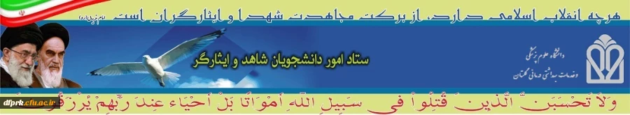 طرح «استاد مشاور دانشجویان شاهد و ایثارگر» 2