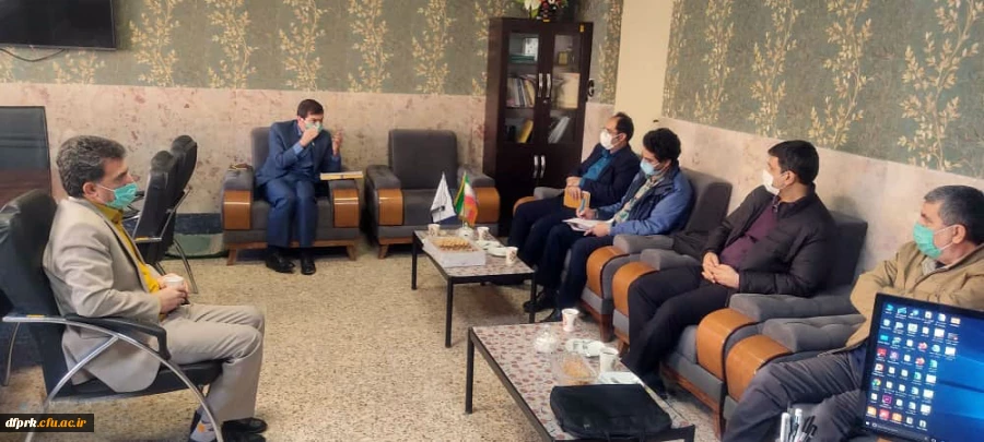 حضور گروه ارزیابی عملکرد دانشگاه رازی از پردیس شهید رجایی و وبازدید از قسمت های مختلف دانشگاه 2