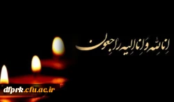 همکار شایسته و ارجمندم جناب آقای خدا داد فتاحی درگذشت پدر گرامی و عزیزتان را صمیمانه تسلیت عرض مینماییم 2