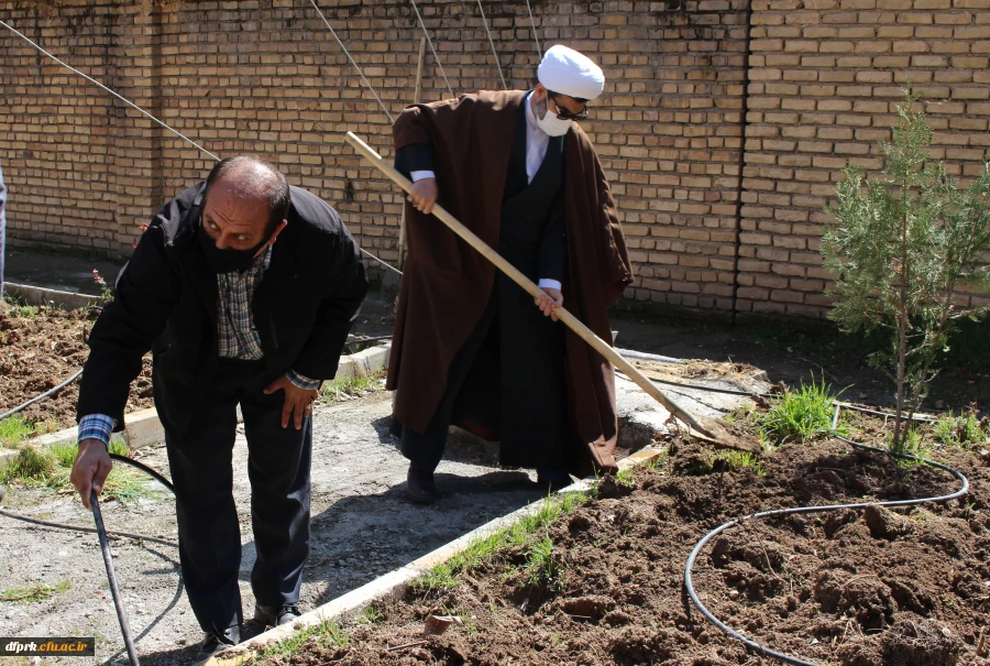 درخت کاری به مناسبت روز شاهد و ایثارگر در پردیس شهید رجایی  2