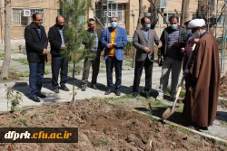 درخت کاری به مناسبت روز شاهد و ایثارگر در پردیس شهید رجایی  5
