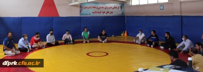 به مناسبت بزرگداشت هفته مقام معلم و عید سعید فطر یکدوره مسابقه آمادی جسمانی بین همکاران پردیس برگزار گردید.