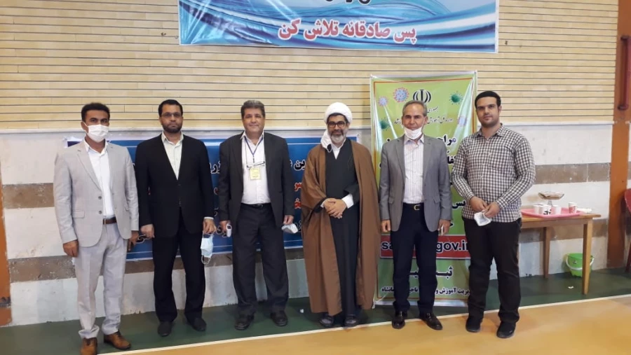 واکسیناسیون مرحله اول کارکنان پردیس شهید رجایی دانشگاه فرهنگیان کرمانشاه انجام شد 6