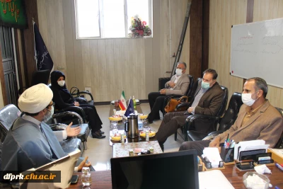 جلسه هم اندیشی مسئول محترم نهاد نمایندگی مقام معظم رهبری با مدیر گروه های آموزشی در پردیس شهید رجائی برگزار گردید.