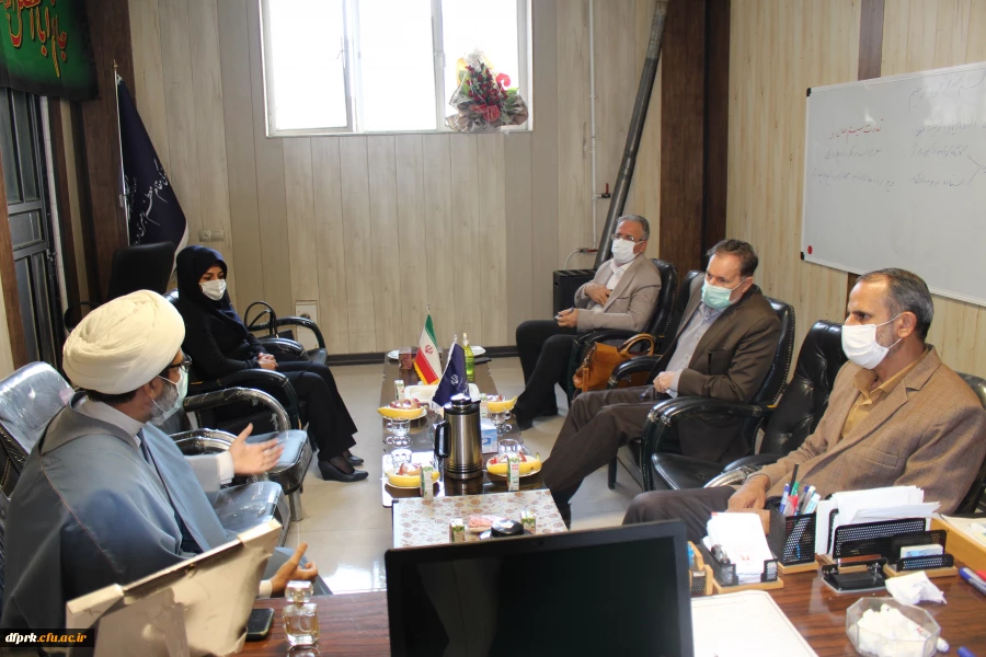 جلسه هم اندیشی مسئول محترم نهاد نمایندگی مقام معظم رهبری با مدیر گروه های آموزشی در پردیس شهید رجائی برگزار گردید. 2