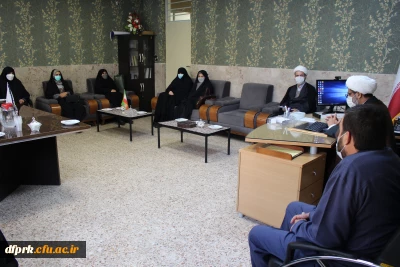 جلسه نماینده نهاد مقام معظم رهبری در دانشگاه فرهنگیان پردیس شهید رجایی با منتخبان طرح امین به مناسبت هفته بسیج 