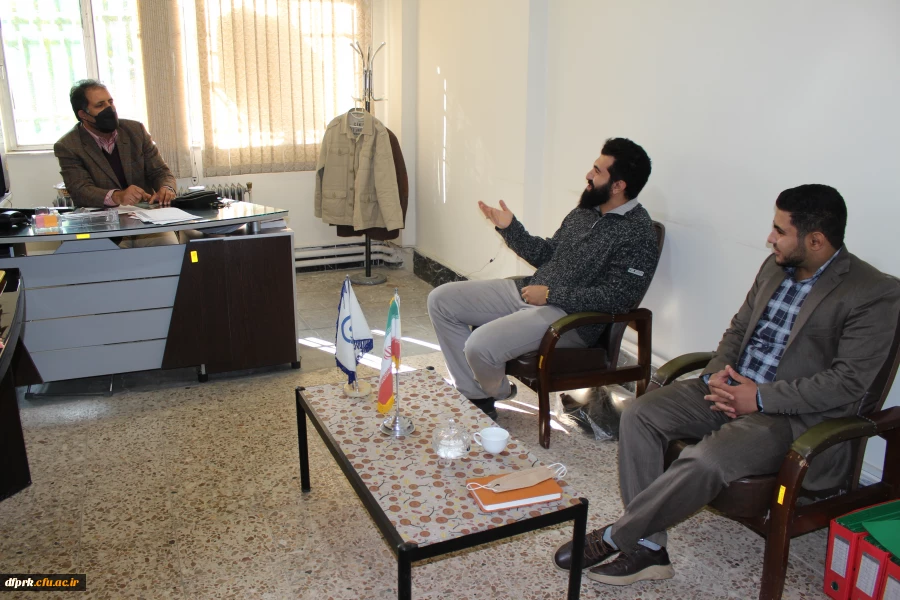 دعوت دانشجو امیر حسام مرادی نماینده امام جمعه استان در امورات دانشگاه  2